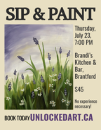 Lavender Meadow, Thurs July 23, 7PM, at Brandi's Kitchen & Bar, Brantford