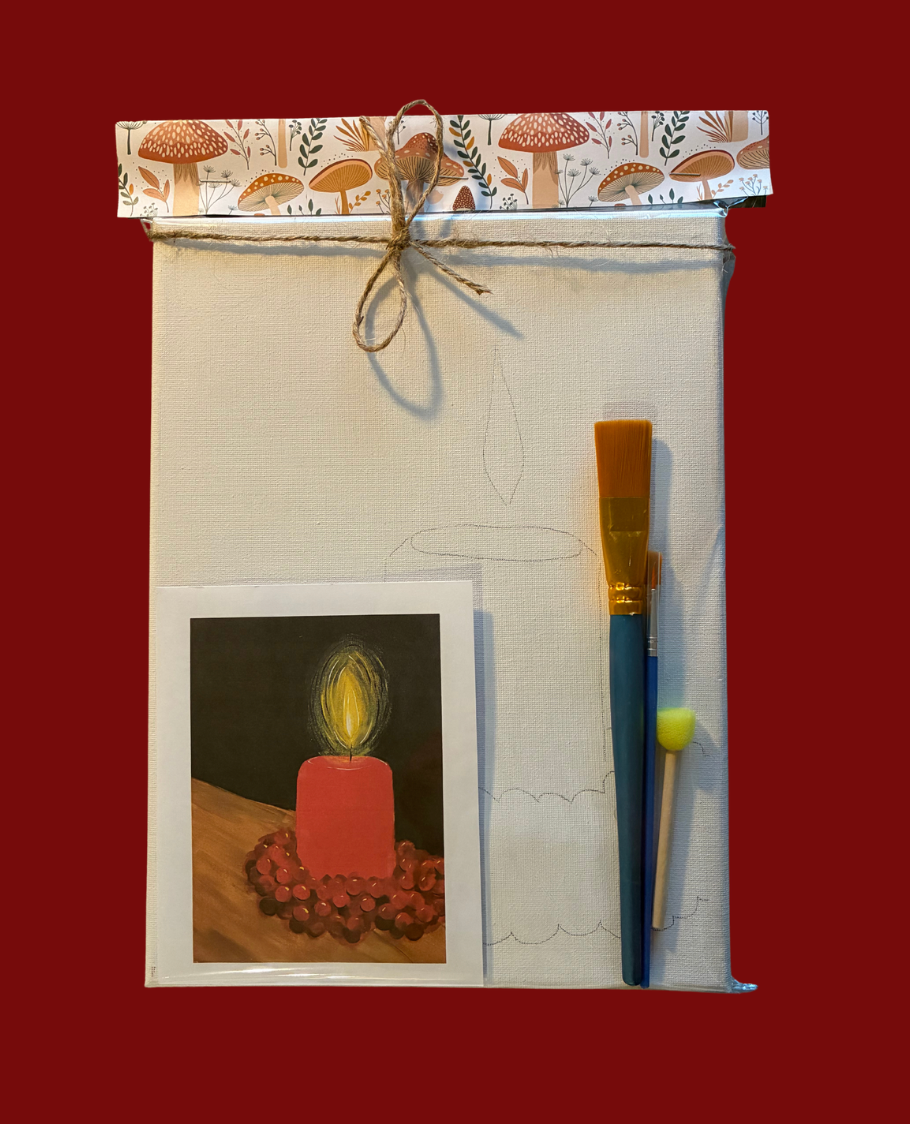 Take Home Kit: Crimson Candle